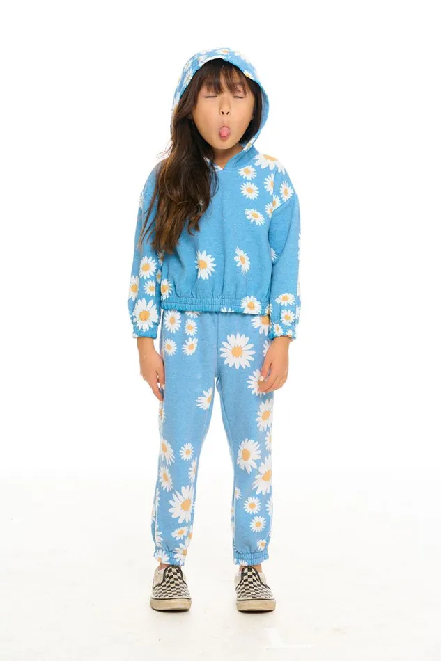 Kids Girls Chaser Brand Shirred Easy Sweatpant