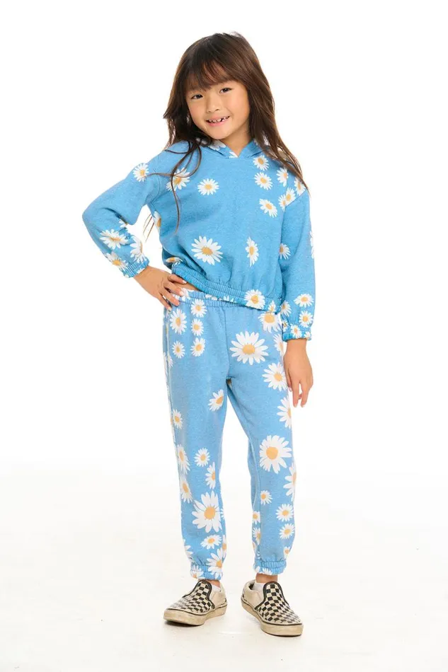 Kids Girls Chaser Brand Shirred Easy Sweatpant