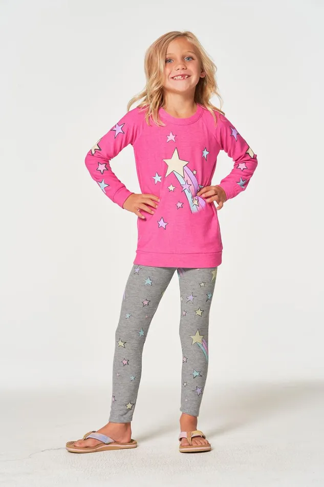 Kids Girls Chaser Brand Shooting Star Leggings