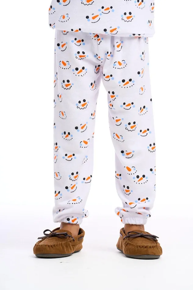 Kids Girls Chaser Brand Snowperson Pants