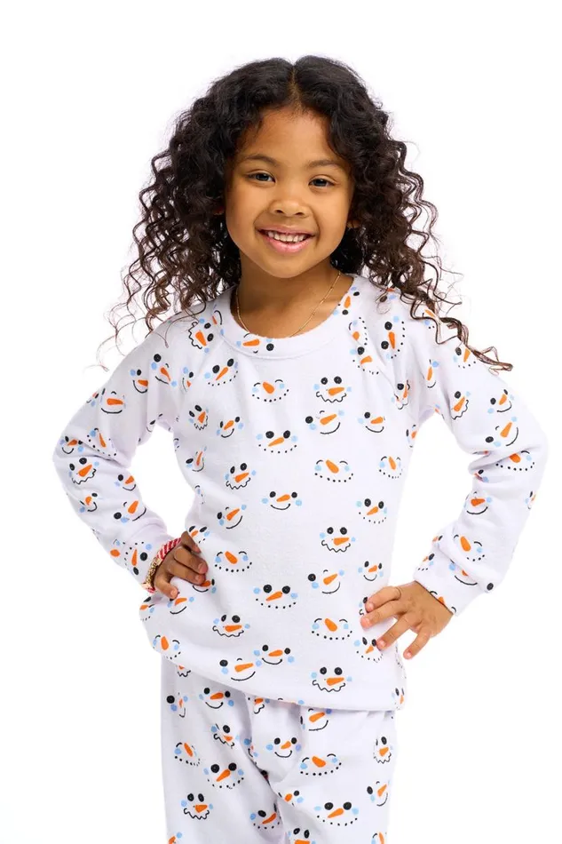 Kids Girls Chaser Brand Snowperson Pullover