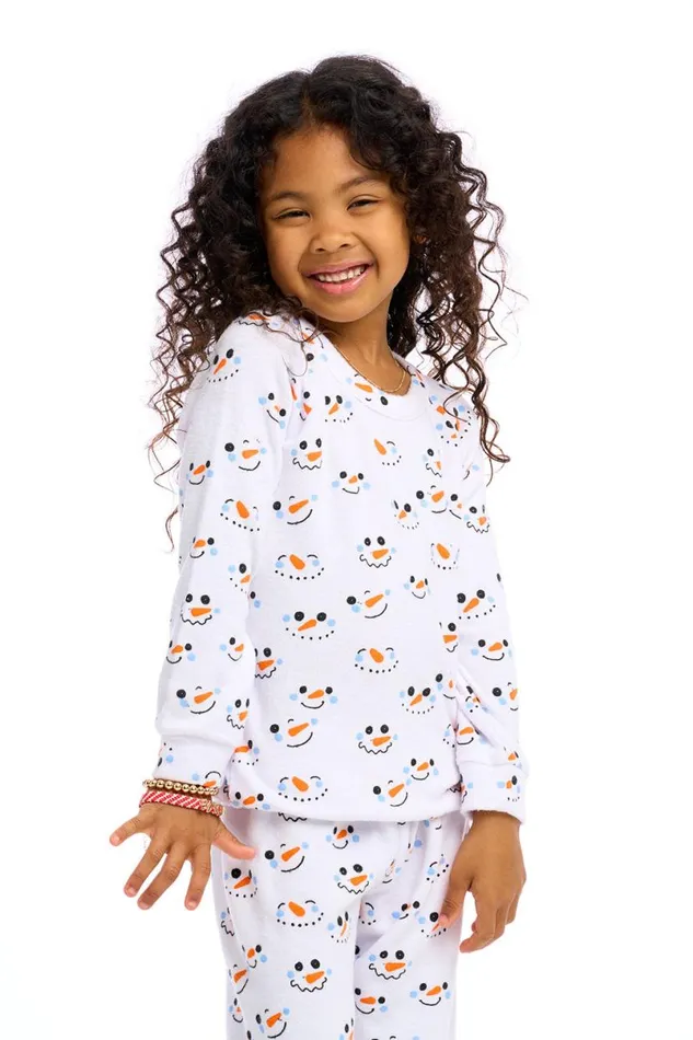 Kids Girls Chaser Brand Snowperson Pullover