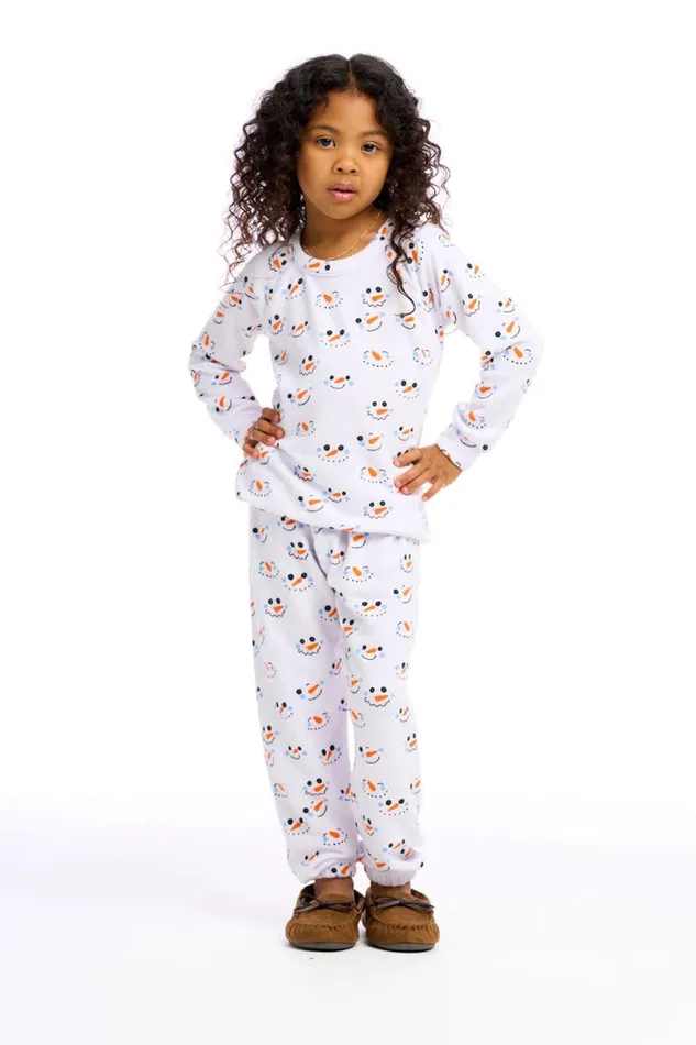 Kids Girls Chaser Brand Snowperson Pullover