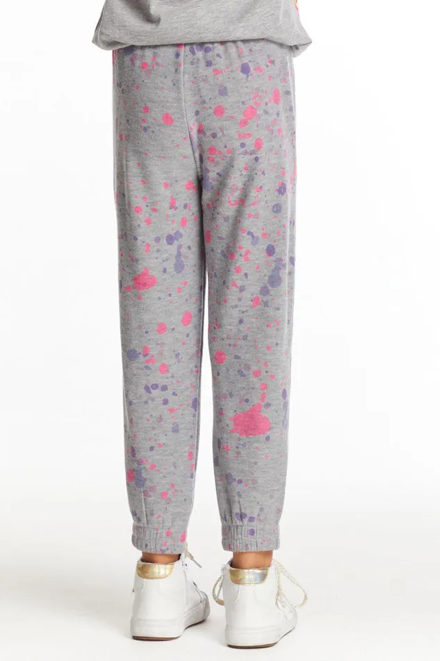 Kids Girls Chaser Brand Splatter Paint Girls Pants