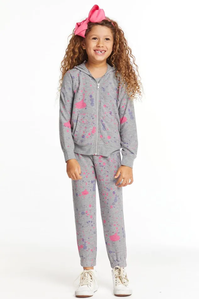 Kids Girls Chaser Brand Splatter Paint Girls Pants