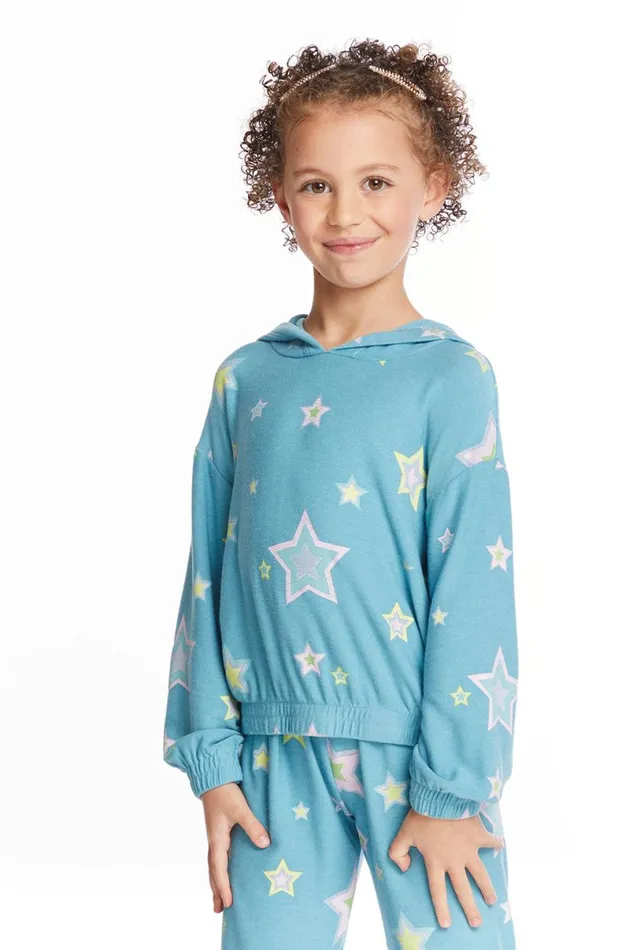 Kids Girls Chaser Brand Star Child Girls Pullover Hoodie