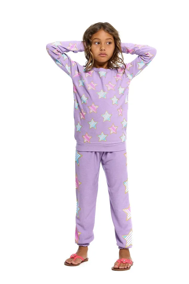 Kids Girls Chaser Brand Star Party Pants