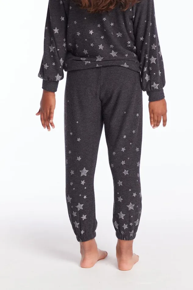 Kids Girls Chaser Brand Starry Night Girls Sweatpants