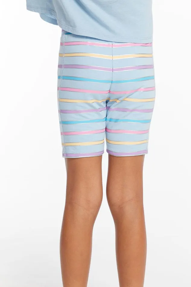 Kids Girls Chaser Brand Sun Lovin039 Stripe Girls Shorts