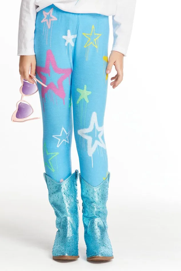 Kids Girls Chaser Brand Super Star Girls Cozy Knit Classic Legging
