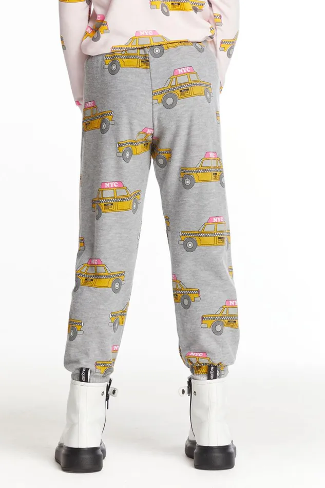 Kids Girls Chaser Brand Taxi Jam Girls Cozy Knit Sweatpant