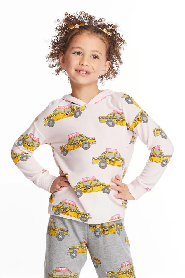 Kids Girls Chaser Brand Taxi Jam Girls Pullover Hoodie