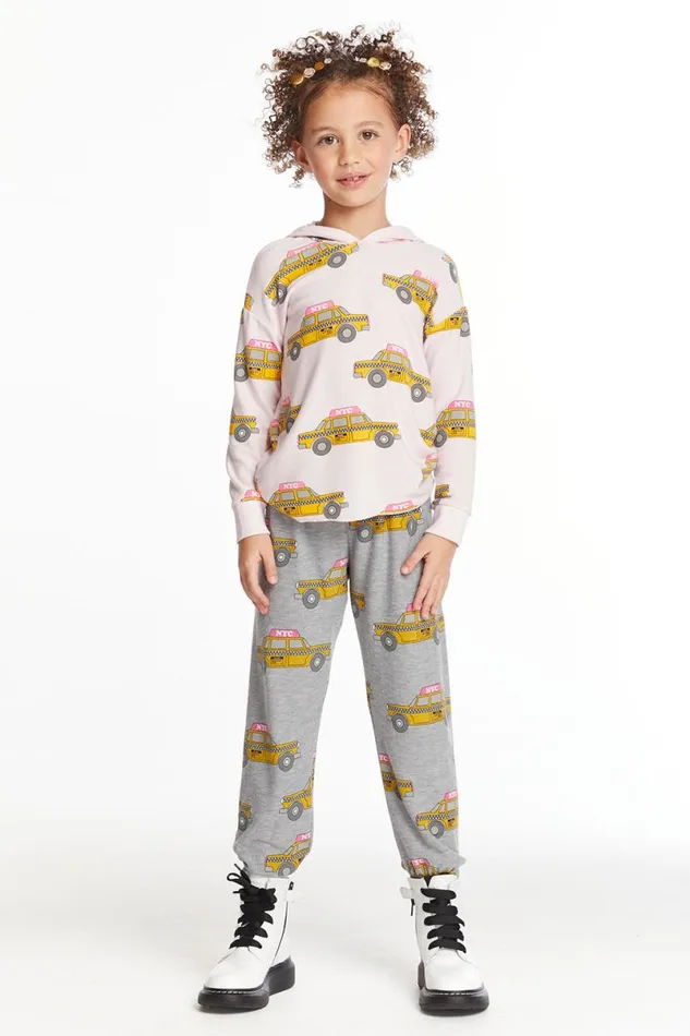 Kids Girls Chaser Brand Taxi Jam Girls Pullover Hoodie