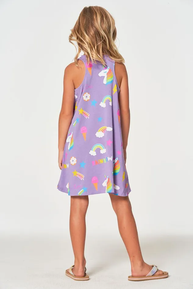 Kids Girls Chaser Brand Unicorn Treats Dress