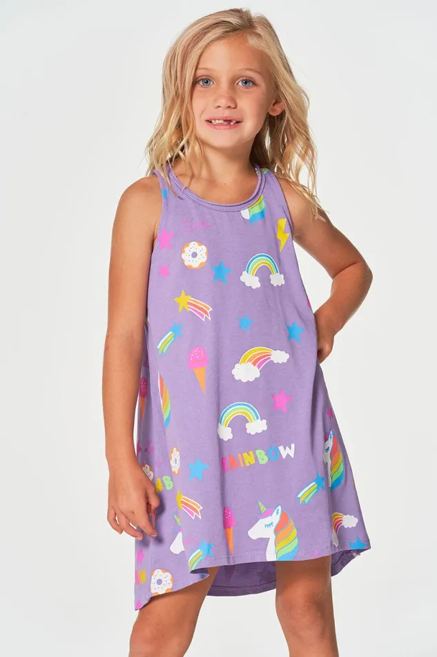 Kids Girls Chaser Brand Unicorn Treats Dress