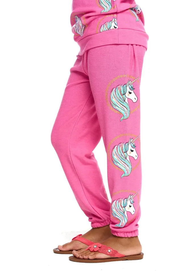 Kids Girls Chaser Brand Unicorn Wreath Pants