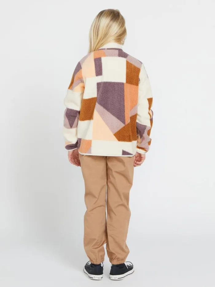 Kids Hoodies and Sweatshirts Volcom Girls Pheelin It Mock Neck Sweatshirt 8211 Multi