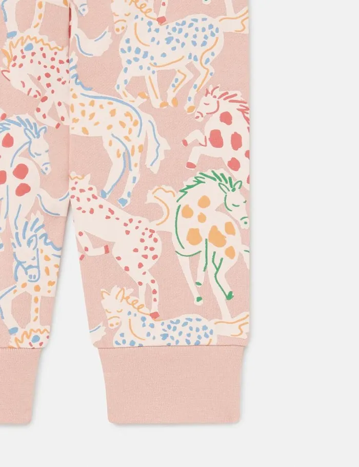 Kids Horse Print Joggers Multicolour Stella McCartney Baby Girls Kids Horse Print Joggers Multicolour Stella McCartney Baby Girls