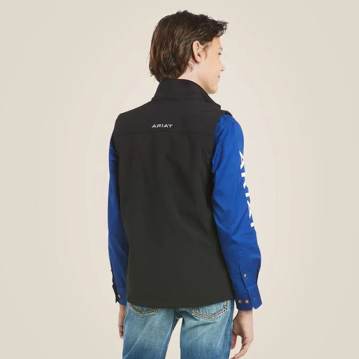 Kids Jackets and Vests Ariat Vernon 20 Softshell Vest Black