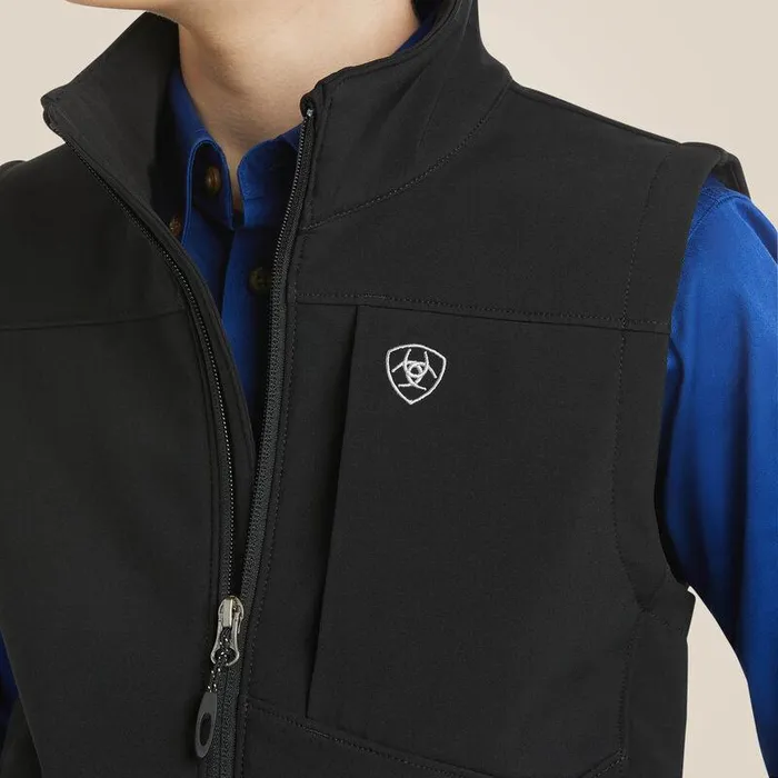 Kids Jackets and Vests Ariat Vernon 20 Softshell Vest Black