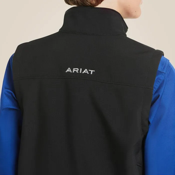 Kids Jackets and Vests Ariat Vernon 20 Softshell Vest Black