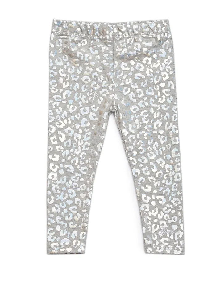 Kids Little Girl GUESS Diva Leopard Leggings 27