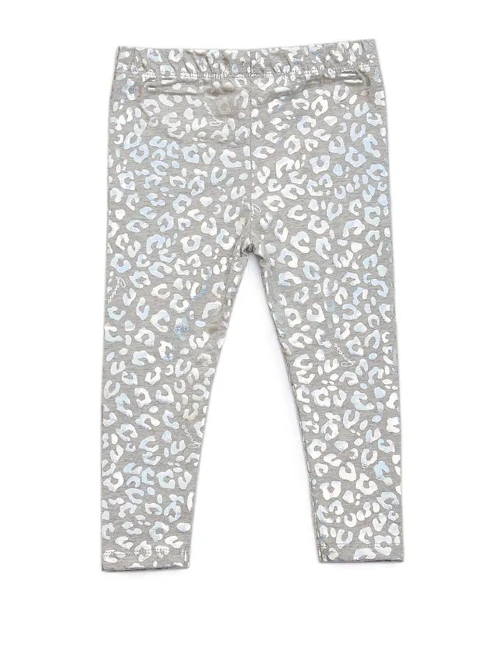 Kids Little Girl GUESS Diva Leopard Leggings 27