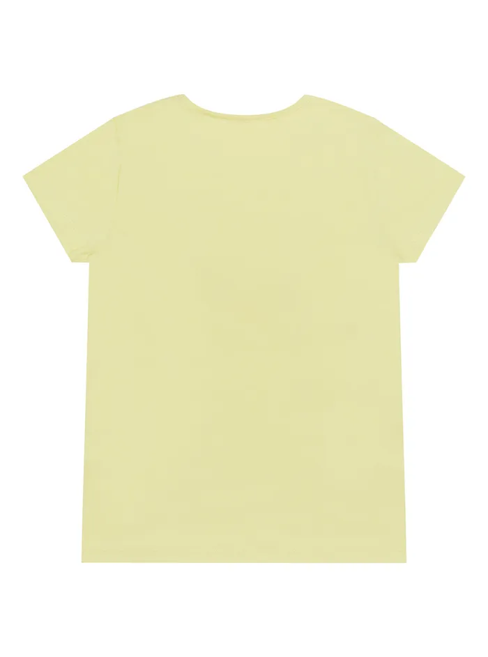 Kids Little Girl GUESS Lime Heart Logo Tshirt 27