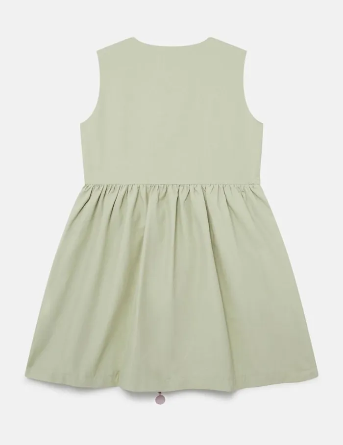 Kids MultiPocket Sleeveless Dress Green Stella McCartney Dresses and Jumpsuits Kids MultiPocket Sleeveless Dress Green Stella McCartney Dresses and Jumpsuits