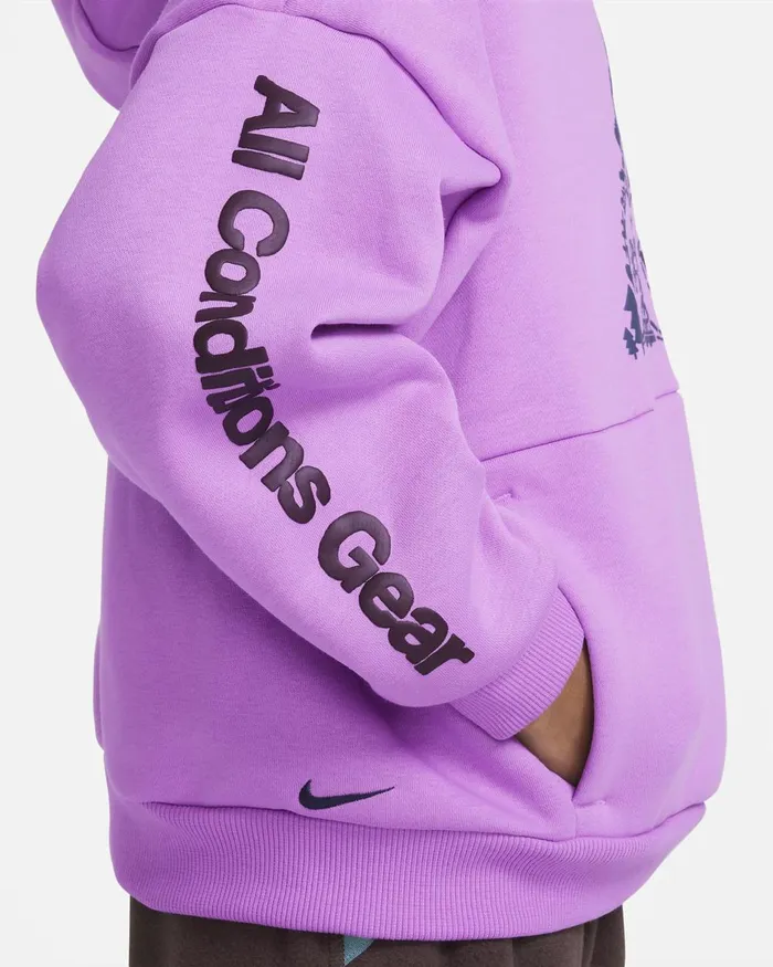 Kids Nike All Clothing ACG Icon Fleece Rush Fuchsiaearthfaded Spruce