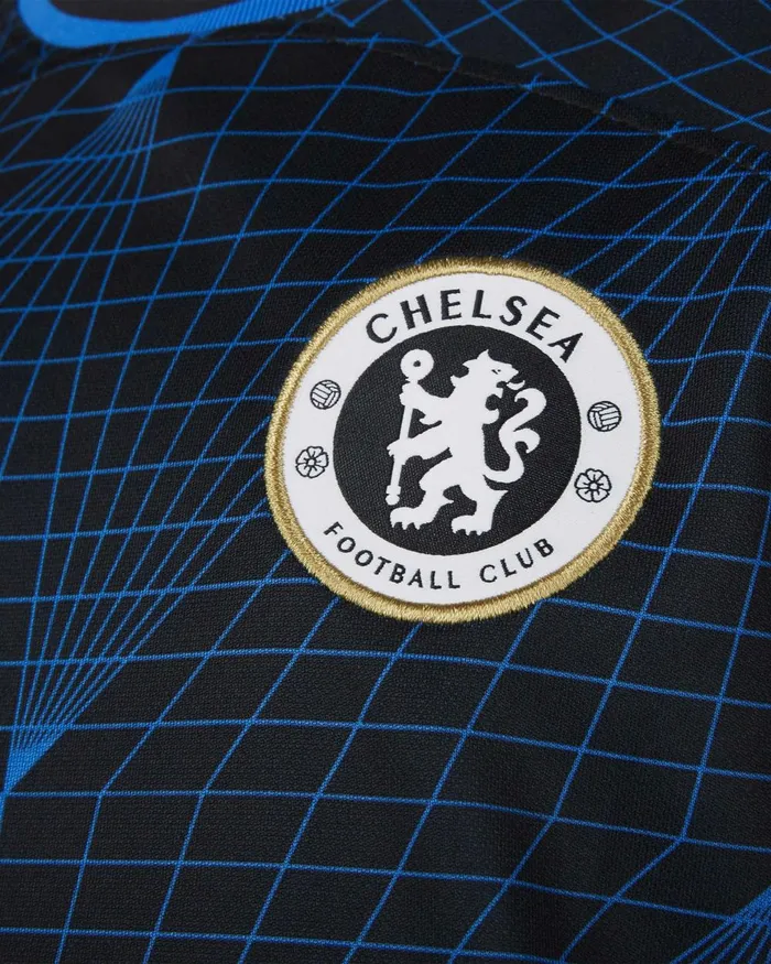 Kids Nike All Clothing Chelsea FC 202324 Stadium Away Soarclub Goldwhite