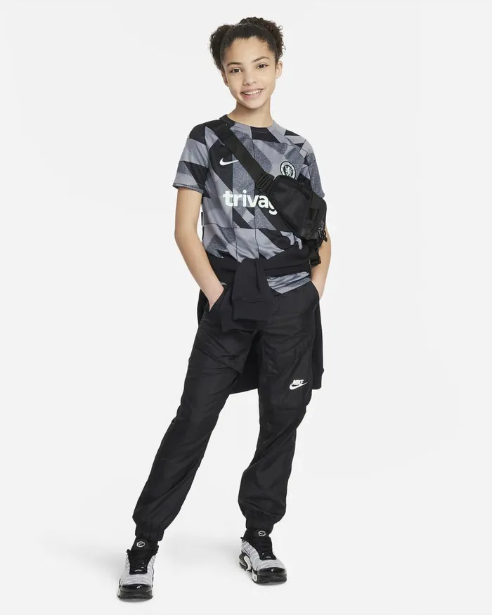 Kids Nike All Clothing Chelsea FC Academy Pro Third Cool Greycool Greyblackmint Foam
