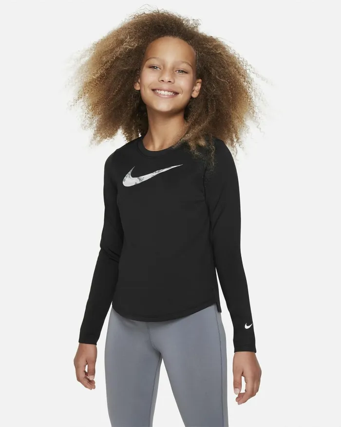 Kids Nike All Clothing DriFIT One Black