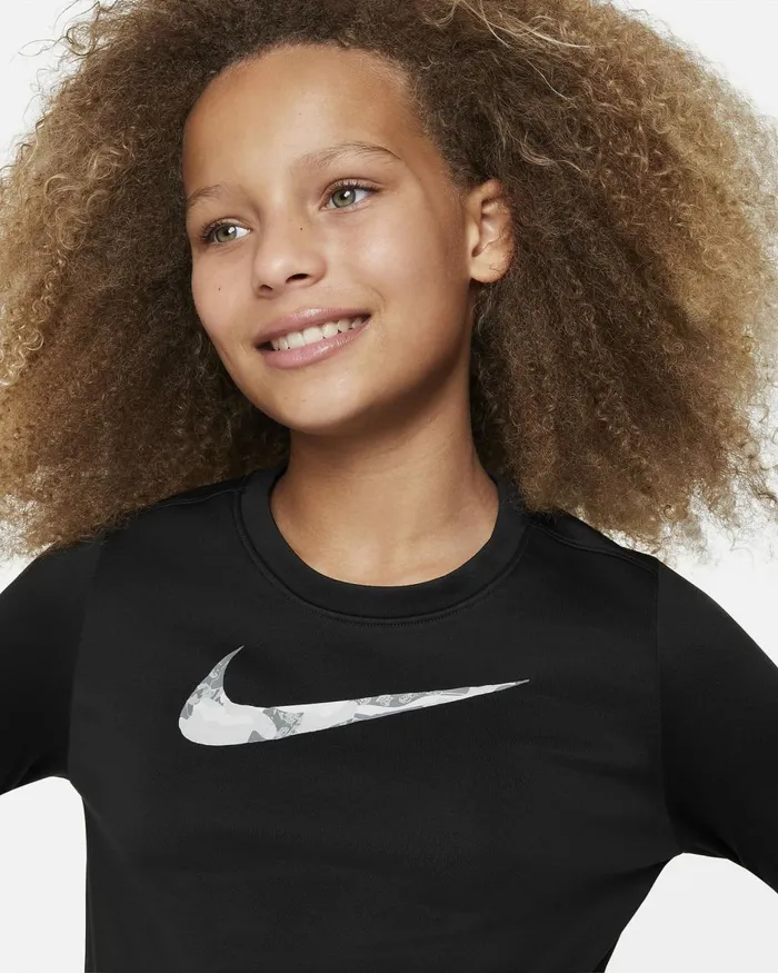 Kids Nike All Clothing DriFIT One Black