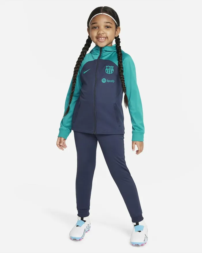 Kids Nike All Clothing FC Barcelona Strike Third Thunder Bluethunder Blueenergyenergy