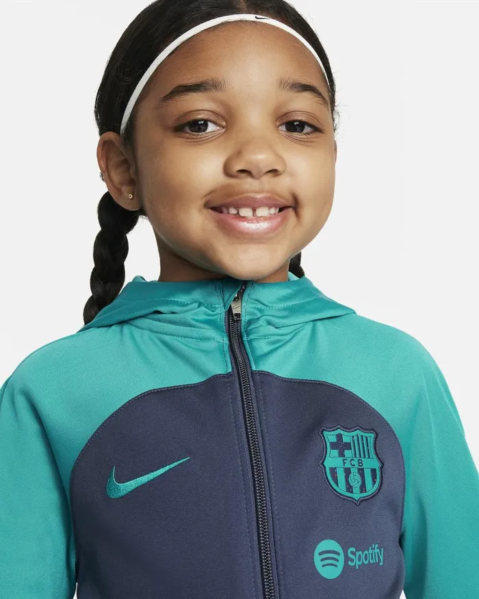 Kids Nike All Clothing FC Barcelona Strike Third Thunder Bluethunder Blueenergyenergy