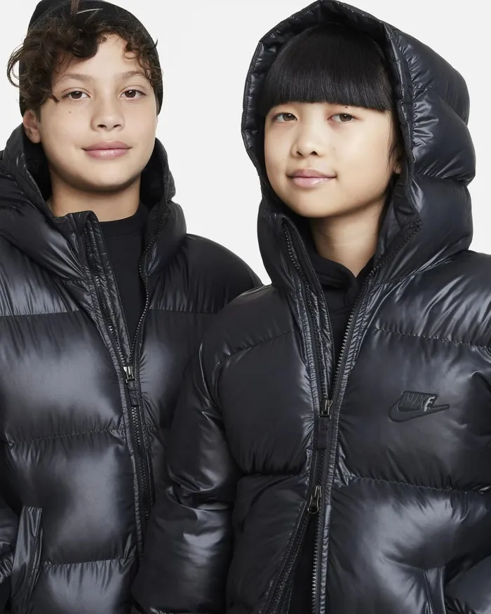Kids Nike All Clothing Sportswear Heavyweight Synthetic Fill EasyOn Blackblackanthracite