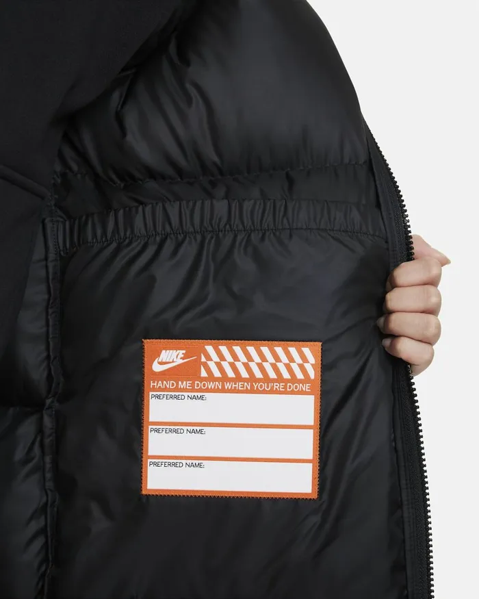 Kids Nike All Clothing Sportswear Heavyweight Synthetic Fill EasyOn Blackblackanthracite
