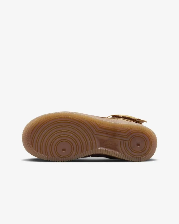 Kids Nike All Shoes Air Force 1 High LV8 3 Wheatgum Light Brownwheat