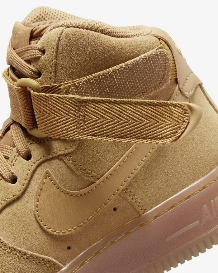 Kids Nike All Shoes Air Force 1 High LV8 3 Wheatgum Light Brownwheat