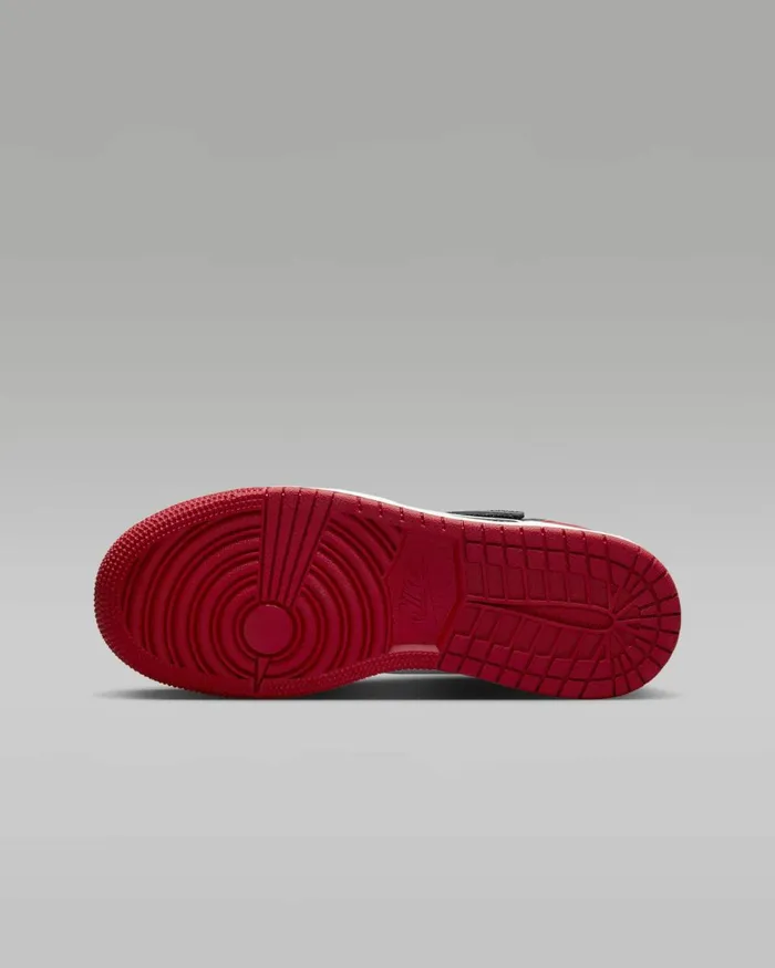 Kids Nike All Shoes Air Jordan 1 Low FlyEase Blackwhitegym Red