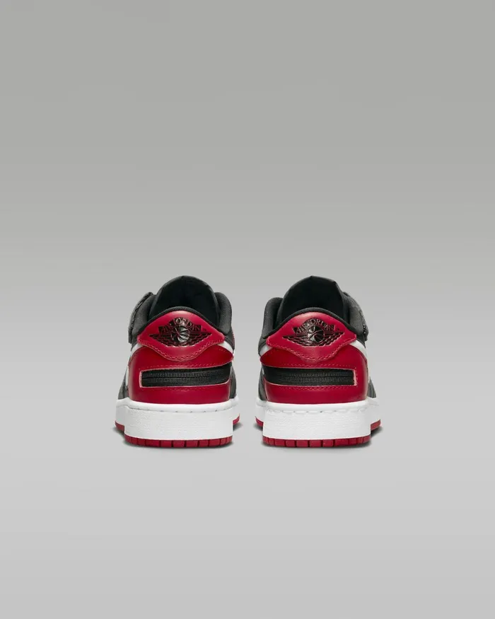 Kids Nike All Shoes Air Jordan 1 Low FlyEase Blackwhitegym Red