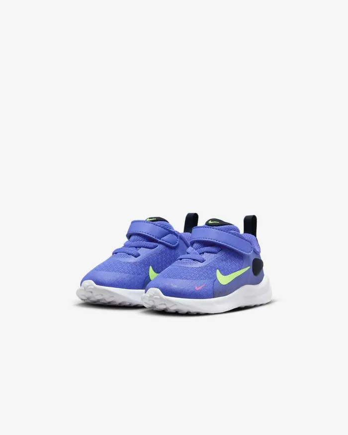 Kids Nike All Shoes Revolution 7 Light Ultramarinedark Obsidianwhitelime Blast