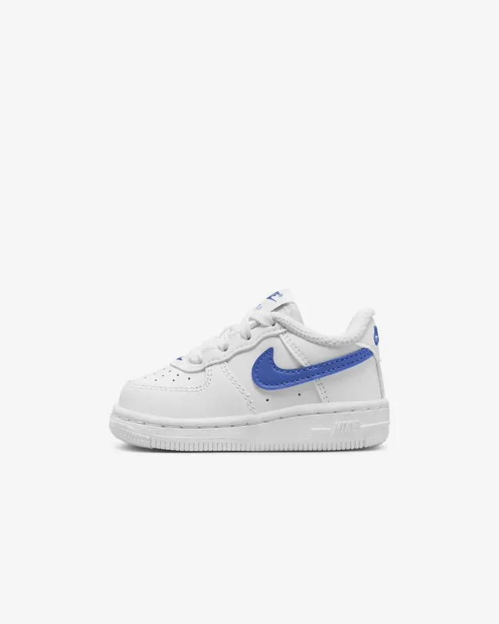 Kids Nike Baby and Toddler 03 Years Force 1 Low Whitehyper Royal