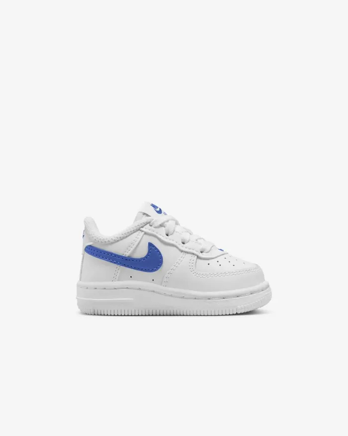 Kids Nike Baby and Toddler 03 Years Force 1 Low Whitehyper Royal