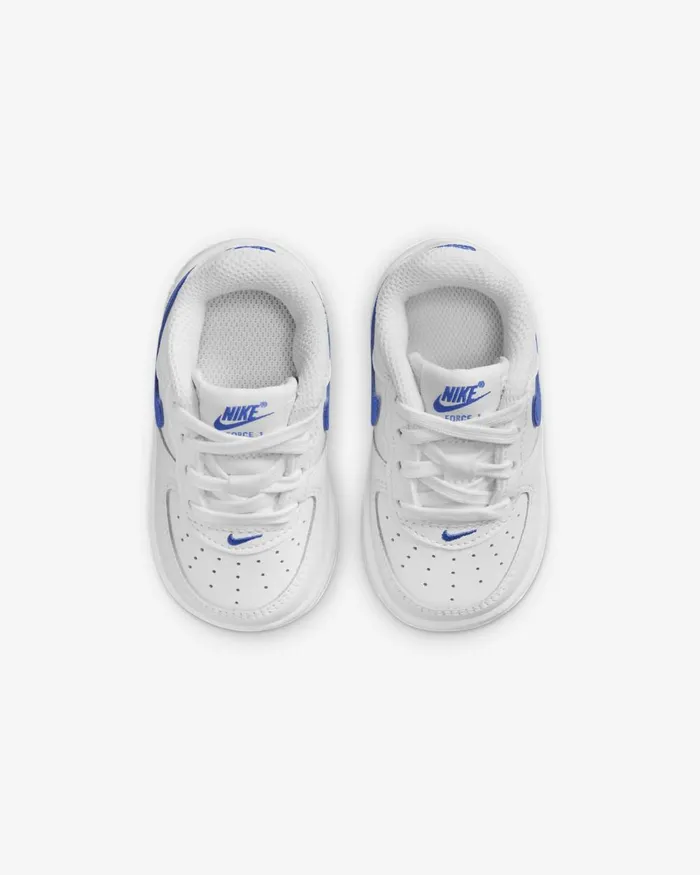 Kids Nike Baby and Toddler 03 Years Force 1 Low Whitehyper Royal