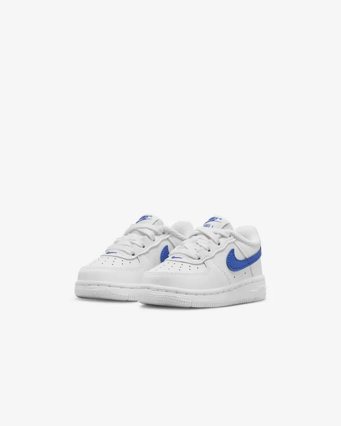 Kids Nike Baby and Toddler 03 Years Force 1 Low Whitehyper Royal