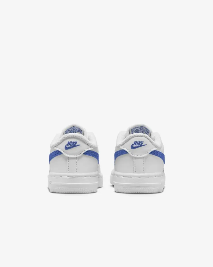 Kids Nike Baby and Toddler 03 Years Force 1 Low Whitehyper Royal