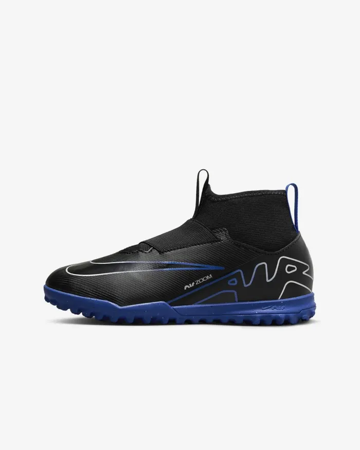 Kids Nike Football Jr Mercurial Superfly 9 Academy Blackhyper Royalchrome