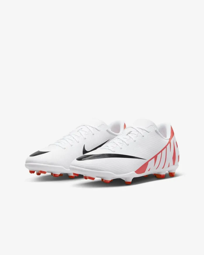 Kids Nike Football Jr Mercurial Vapor 15 Club Bright Crimsonblackwhite